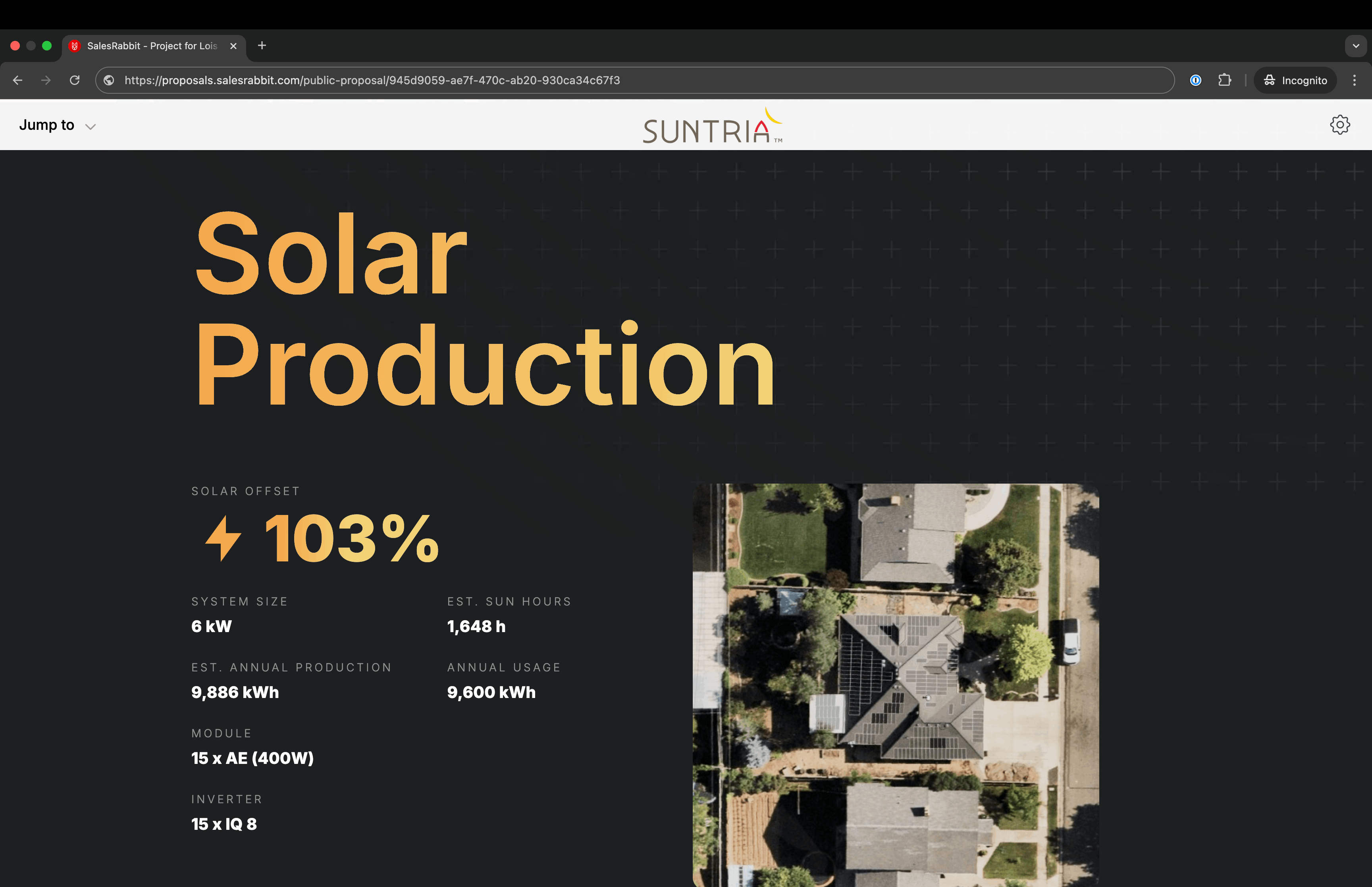 Proposals – High-Performance SaaS for Solar Sales